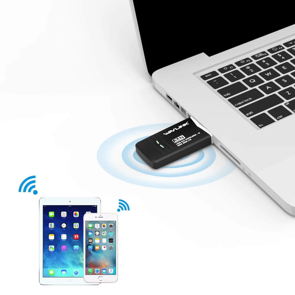 Wavlink USB беспроводной Wifi адаптер 150 Мбит/с мини 2,4 г Wifi ключ 802.11n usb wifi приемник Ethernet Сетевая карта для Windows Mac