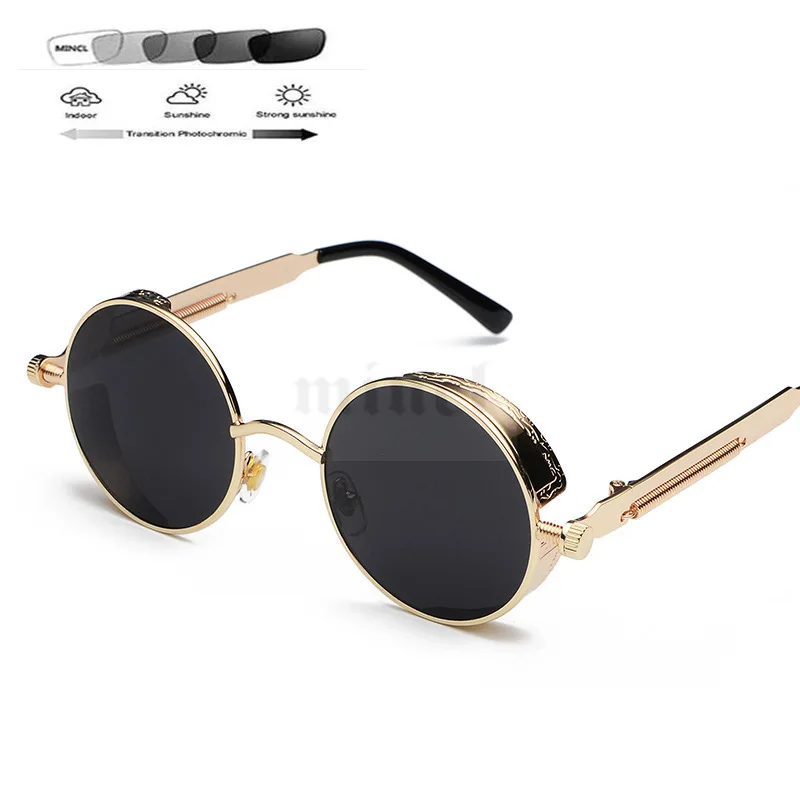 Круглые очки оправа для женщин готовое солнце фотохромные близорукость оправы