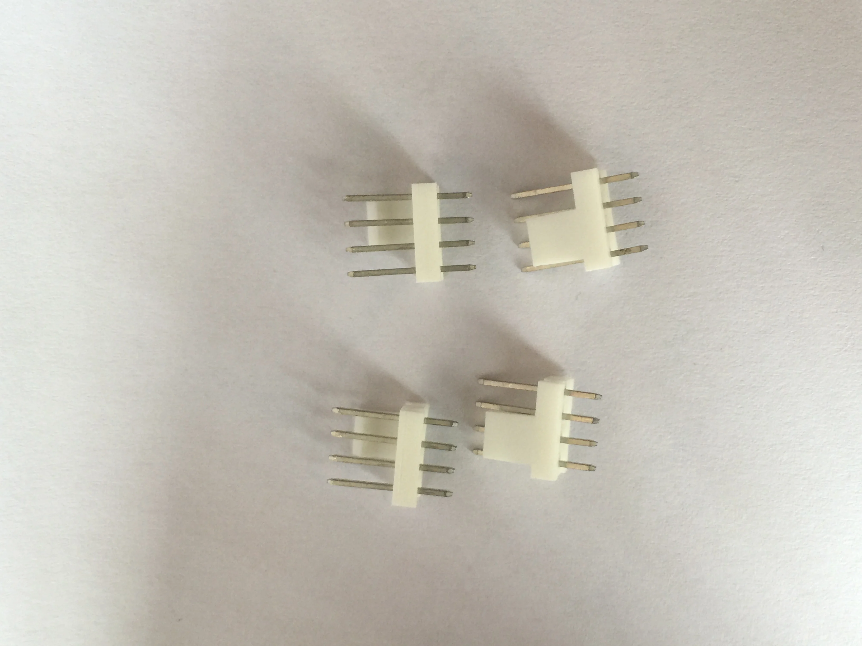 HF1004E PH2.54 4P 4Pin medio respaldo recto asiento blanco-0