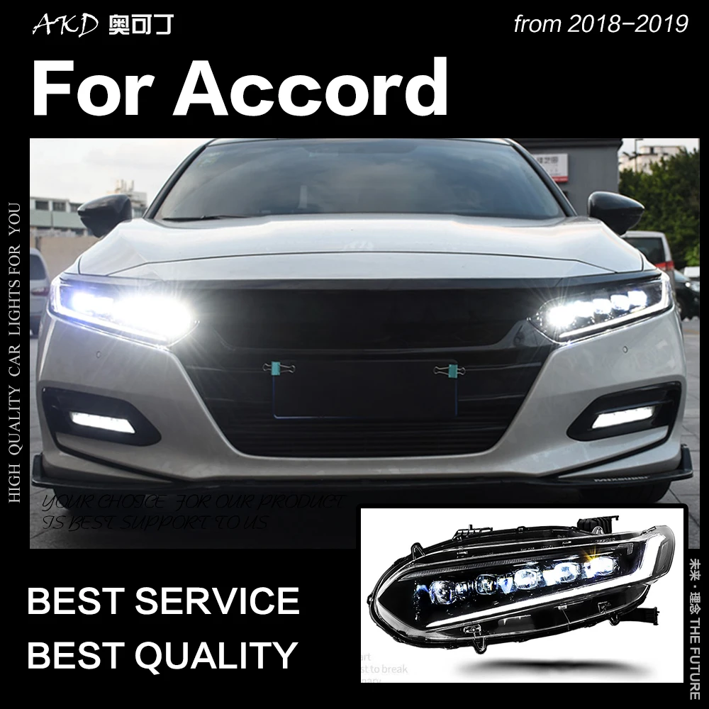 АКД стайлинга автомобилей Фара для Accord головной светильник s 2018-2019 Новый