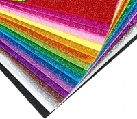 10sheets glitter foam paper sparkles paper for childrens craft activities diy cutters flash gold handcraft foam paper sheets