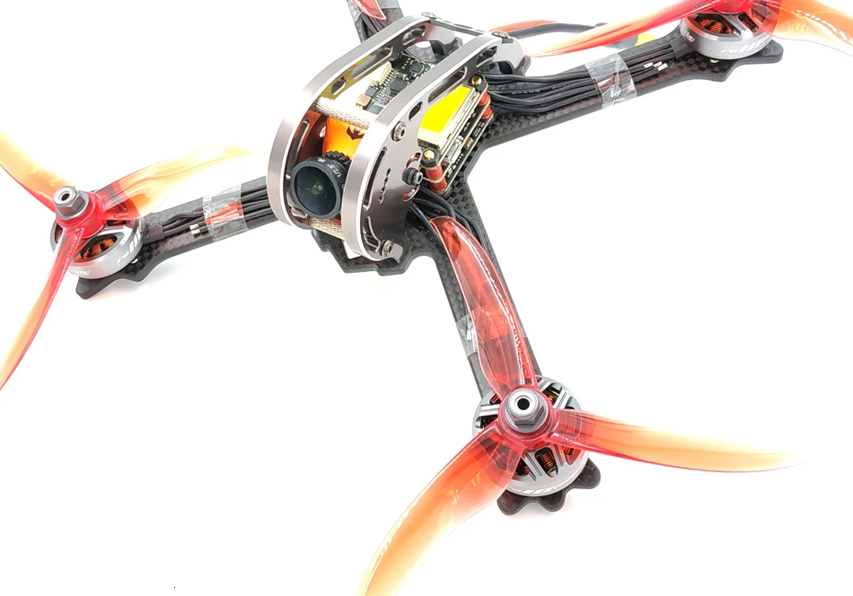 Квадрокоптер AlfaRC Jaguar 210 из углеродного волокна FPV frestyle True X, комплект рамы для радиоуправляемого дрона FPV Racing