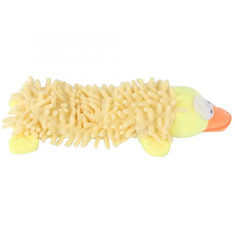 Пищащая игрушка для домашних животных прочная милая звуковая плюшевая собака