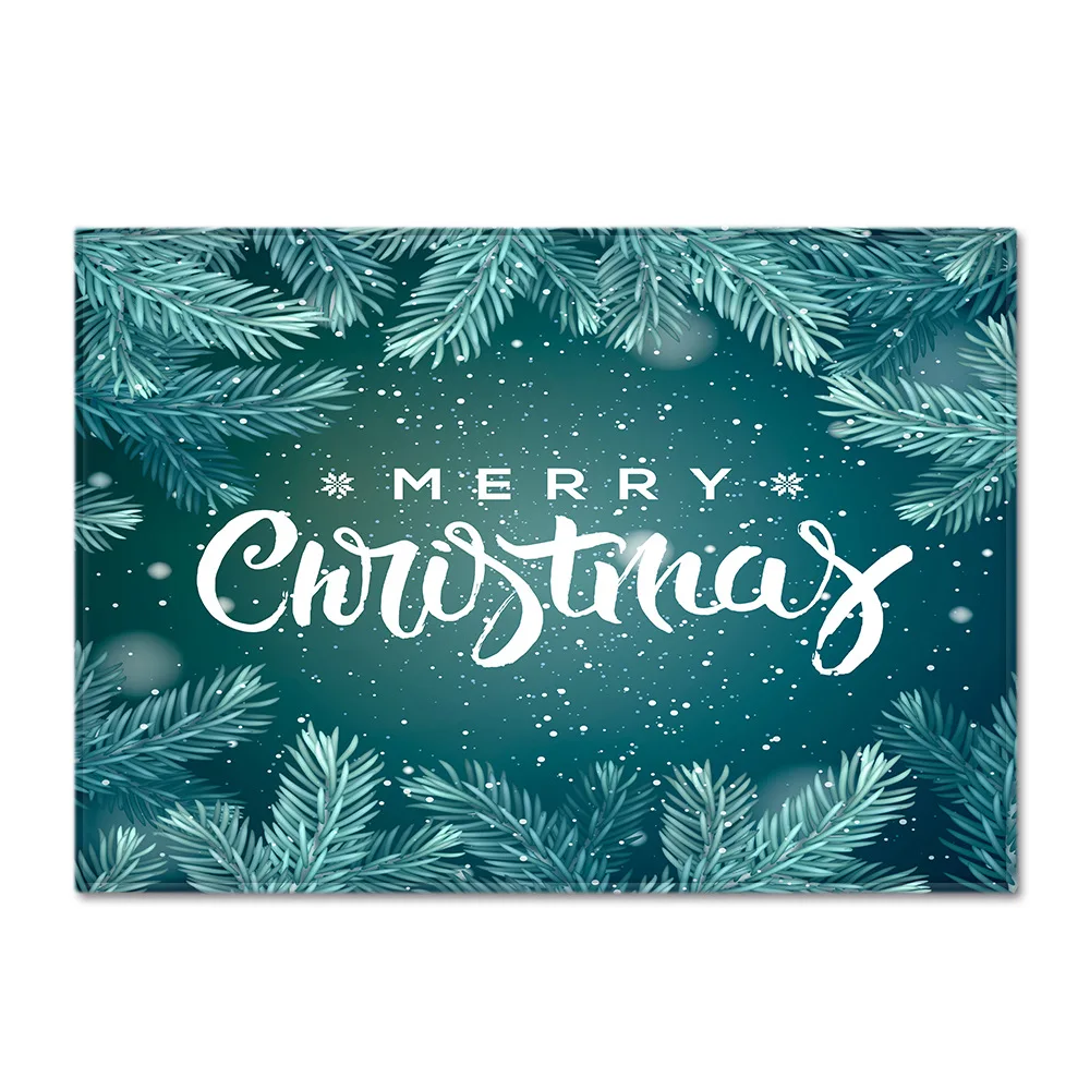 Рождественский коврик для гостиной с пересечением границ настенный ковер