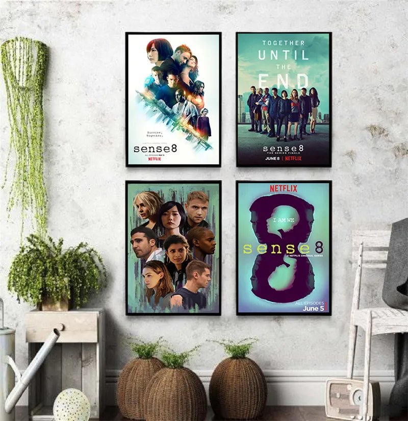 

Модульный плакат Sense8 для печати фильмов, холст, картина, украшение для дома, гостиная, настенное искусство