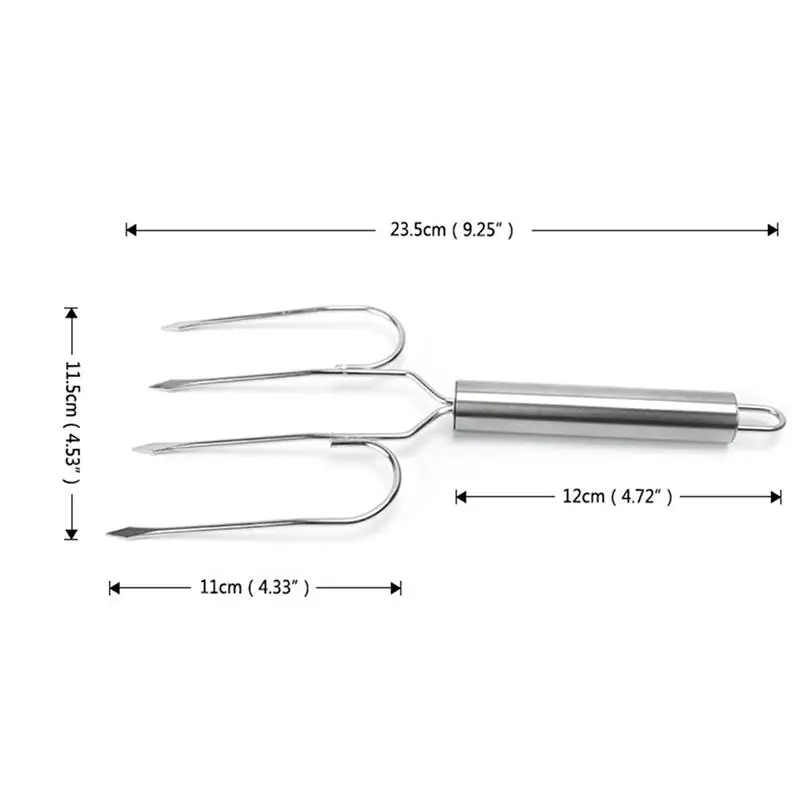 Вилка для пикника угля барбекю гриль говядина кебаб шпажки курица барабанная