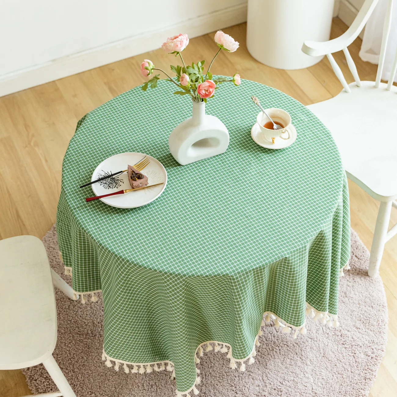 Square Tablecloth Tassel Edge