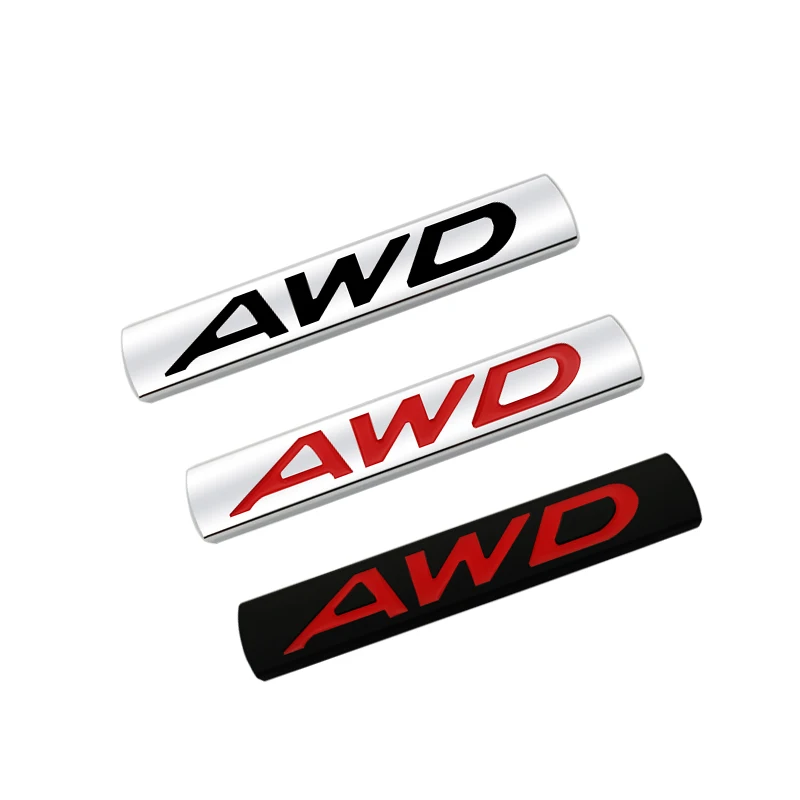 

Car Sticker Metal AWD Emblem Badge Trunk Decal for Mazda 3 Atenza Axela CX-3 CX-5 RX-8 RX-5 Toyota Honda Ford Auto Accessories