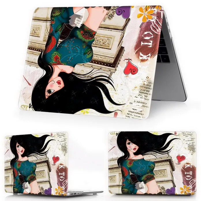 Чехол для ноутбука MacBook Air 11 13 дюймов A1466 A1932 Pro 12 13 15 retina A1502 A1706 A1708 A1989 A2159 характеристика чехол - Цвет: huai jiu mei nv