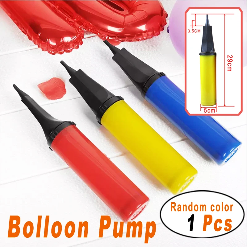 Hand Pump Balloon Inflator Accessories for Latex Confetti Aluminum Foil Balloons Party Events Supplies | Дом и сад