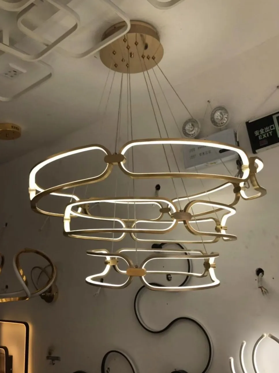 Потолочная люстра светодиодная для гостиной спальни | Лампы и освещение