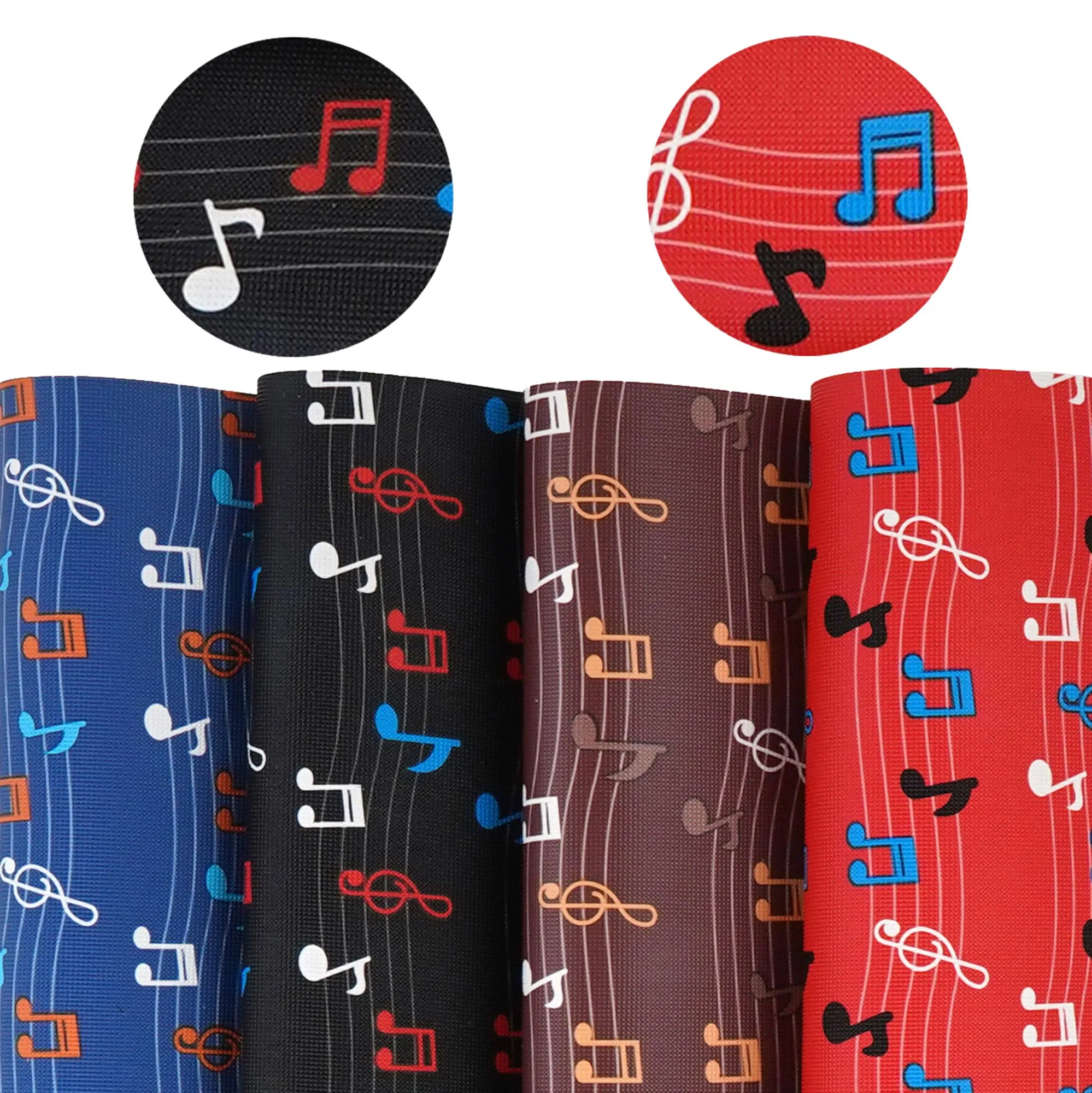 Libra A4 лист 8 &quotX11.8&quot искусственная кожа ткань музыкальные ноты узор напечатанная