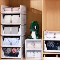 home layered partition storage rack drawer wardrobe organizer wardrobe shelf closet foldable cabinet clothes organizer