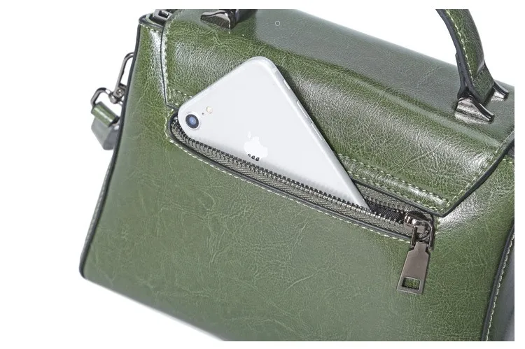 Новинка 2019 кожаная женская сумка через плечо на одно модный бренд европейский и