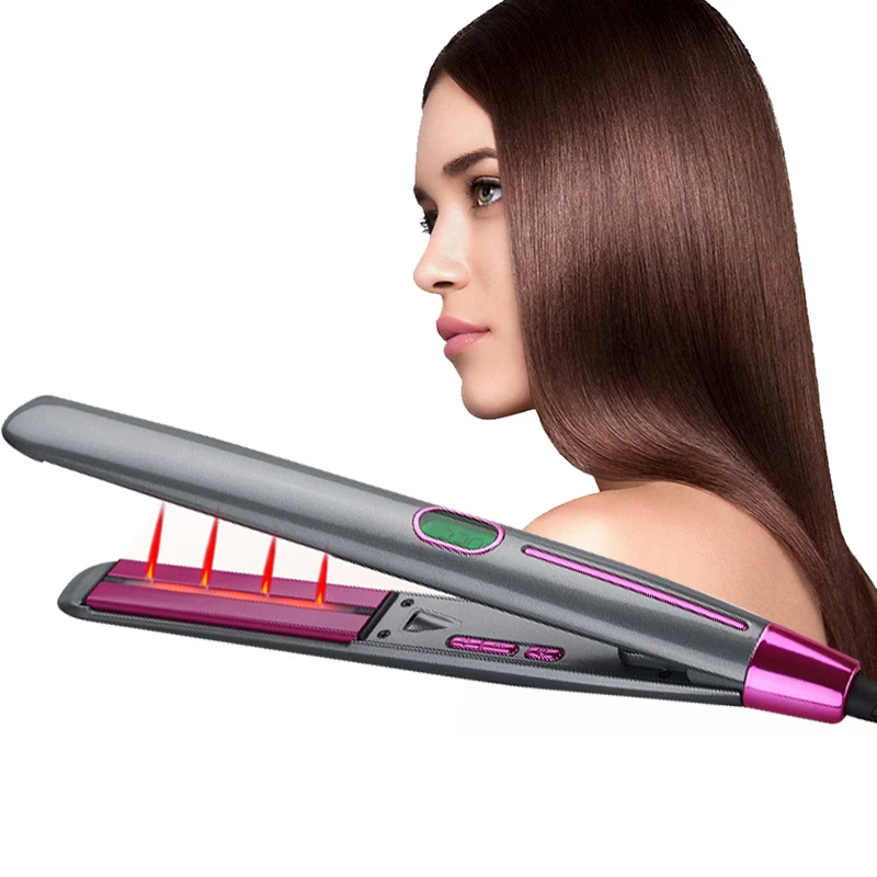 Портативный светодиодный инфракрасный выпрямитель для волос Плойка