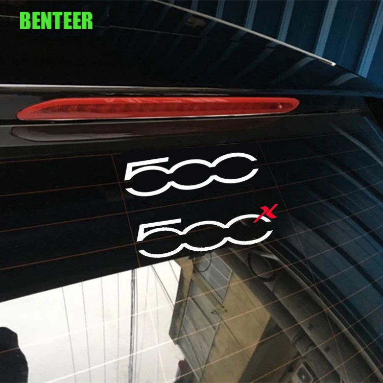 

Car windows sticker for fiat 500