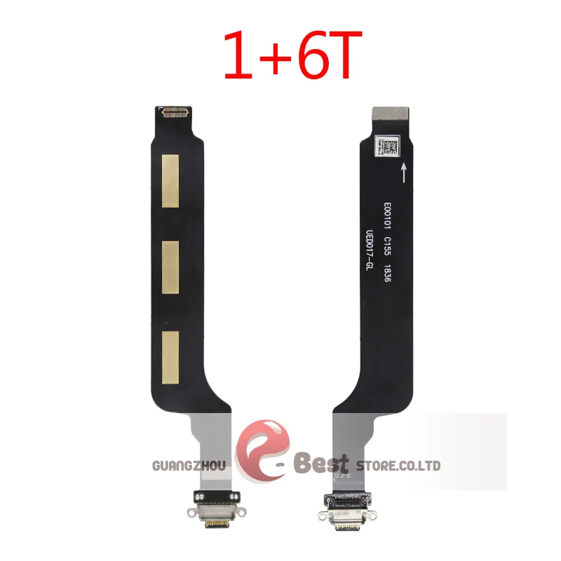 Высокое качество для OnePlus one, два, три, пять, один плюс 1, 2, 3, 5, T, 6, 6t usb зарядный порт, док-станция, гибкий кабель, запчасти в сборе