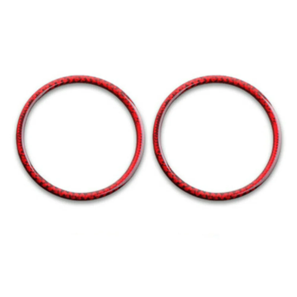 2 шт. обшивка панели колонки из углеродного волокна для салона автомобиля Ford Mustang