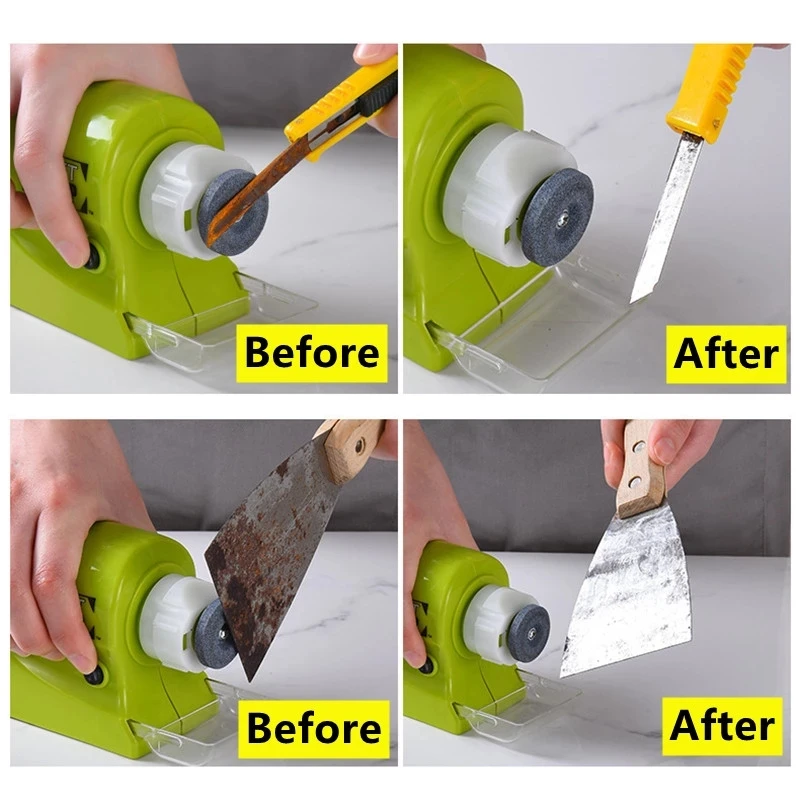 

1 PC Electric Diamond Sharpener Suitable For Knife Scissors Screwdriver Multifunctional High Speed Automatic Household Kitchen