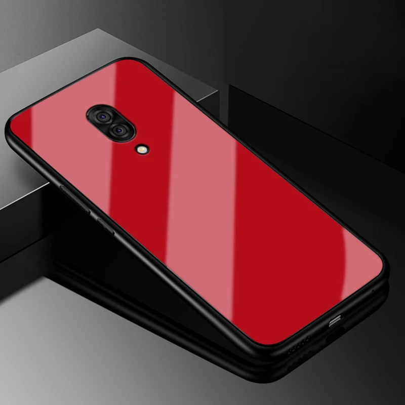 06 Для lenovo Z5 Pro GT чехол PC Пластиковый стеклянный чехол для телефона черный ТПУ бампер чехол для lenovo Z5 Pro GT задняя крышка для lenovo Z5Pro GT - Цвет: 06