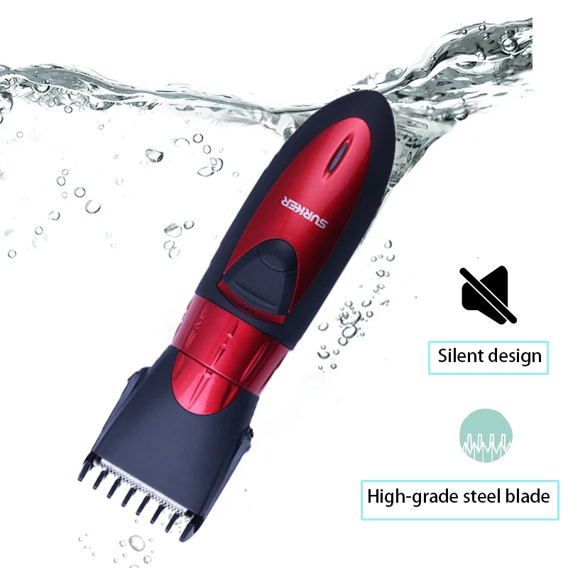 Профессиональный триммер для волос Водонепроницаемая беспроводная Мужская