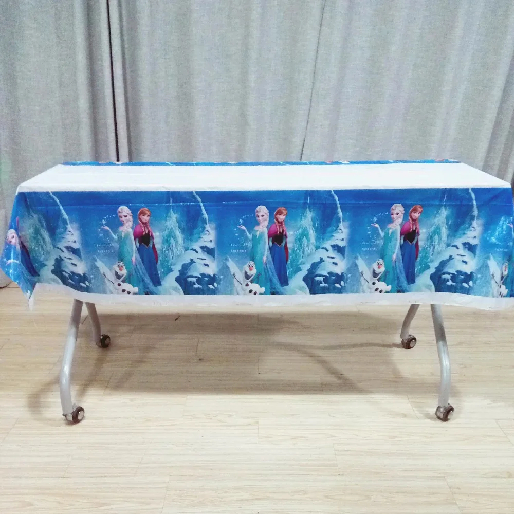 108*180 см Эльза и Анна Babyshower вечерние Скатерти День рождения украшения удаления