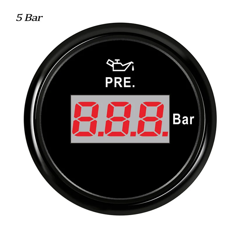 0-5Bar Gauge 10 бар датчик давления топлива 0-145 фунтов/кв. дюйм датчик давления масла датчик топлива Универсальный M10* 1 и 1/8 NPT датчик давления масла - Цвет: 0-5Bar Gauge