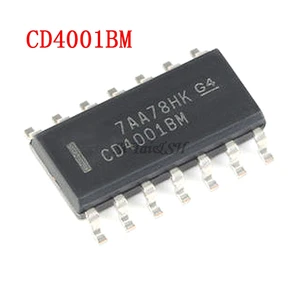 10PCS CD4001BM SOP-14 CD4001B CD4001 SOP 4001 SOP14 SMD new and original IC Chipset