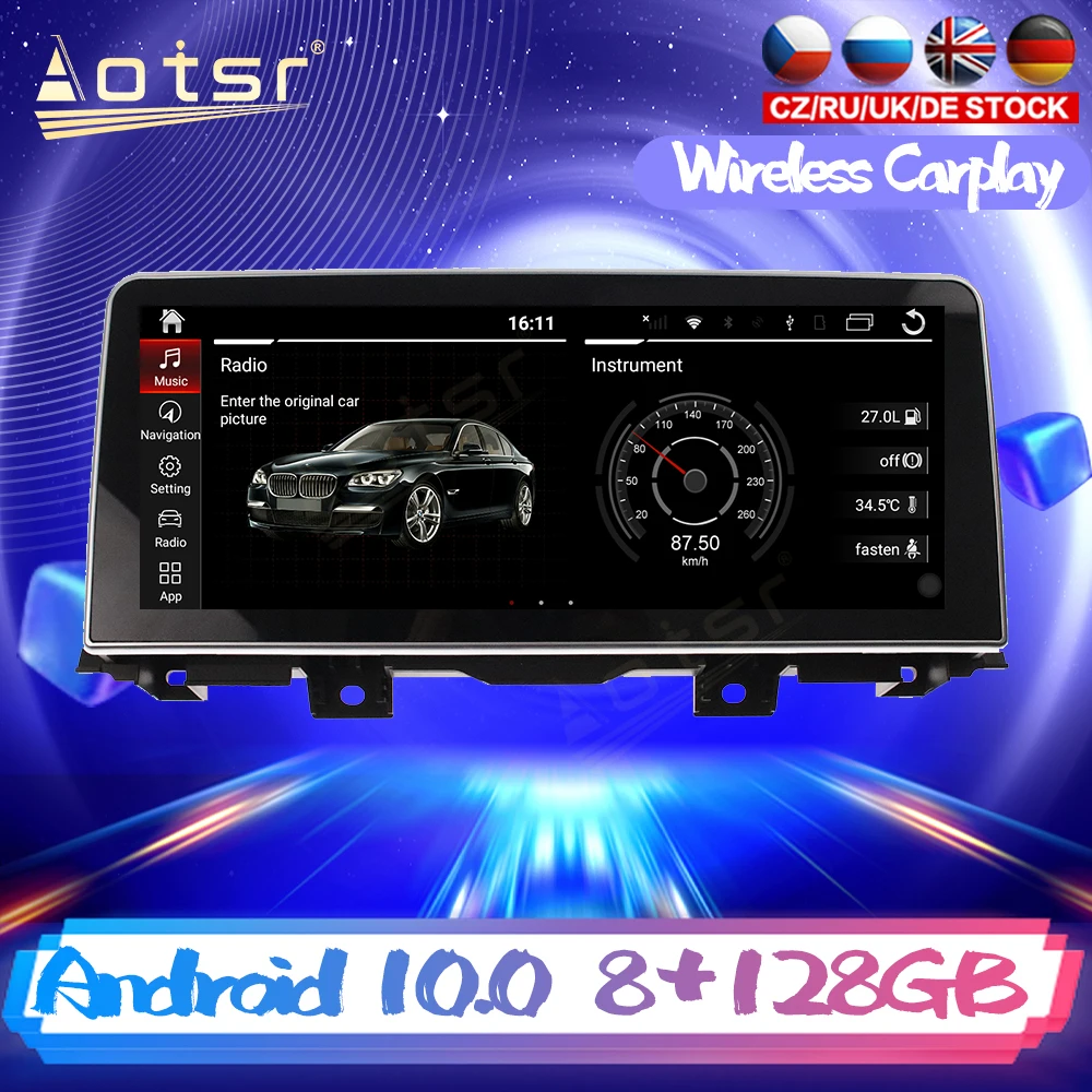 Автомобильный DVD-плеер головное устройство Android 12 3 DSP для BMW 5 F10 F11 2009 2016 |