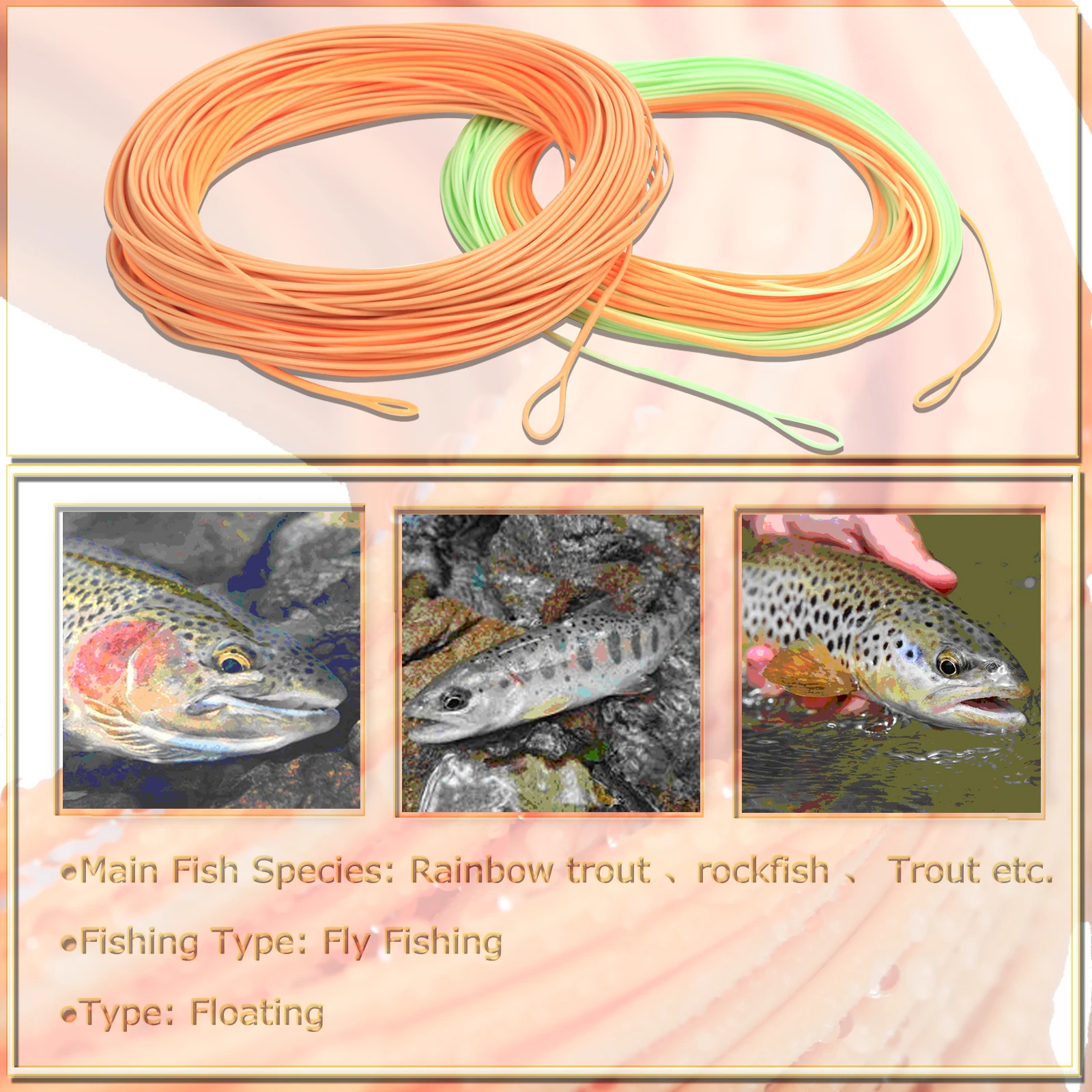 Рыболовная леска Maximumcatch ConnectCore 100ft 20/30lb плавающая с двумя сварными петлями|fishing