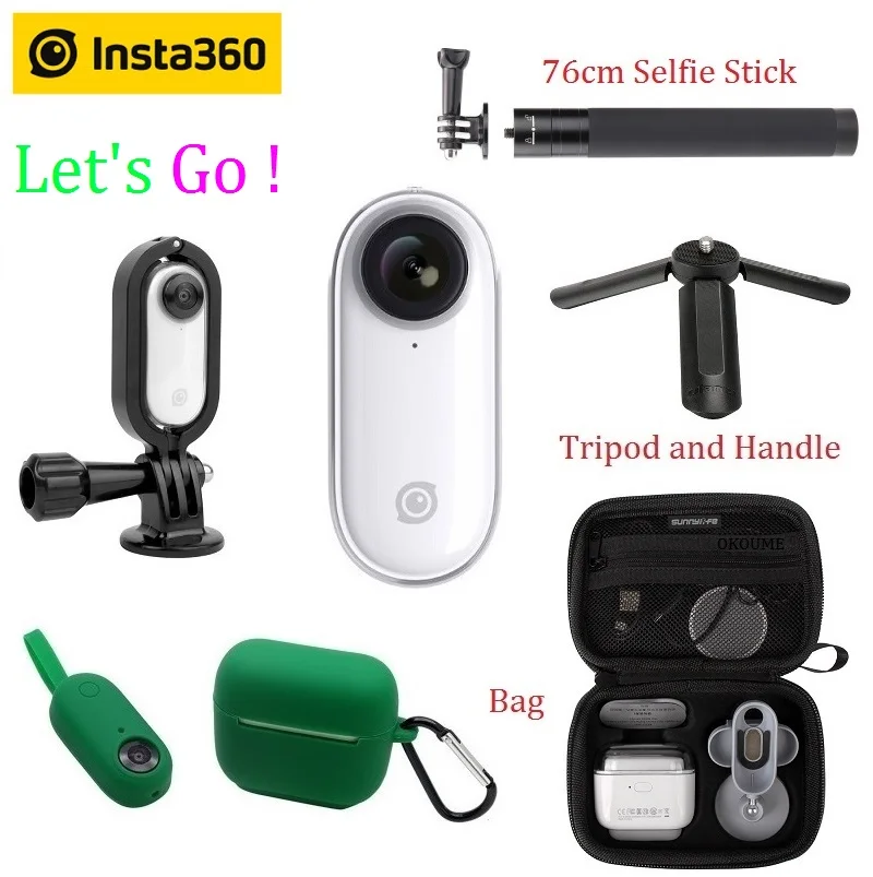 Insta360 Go 1080P мини Экшн-камера FlowState Timelapse Hyperlapse Slow Motion для Vlog Видео решений