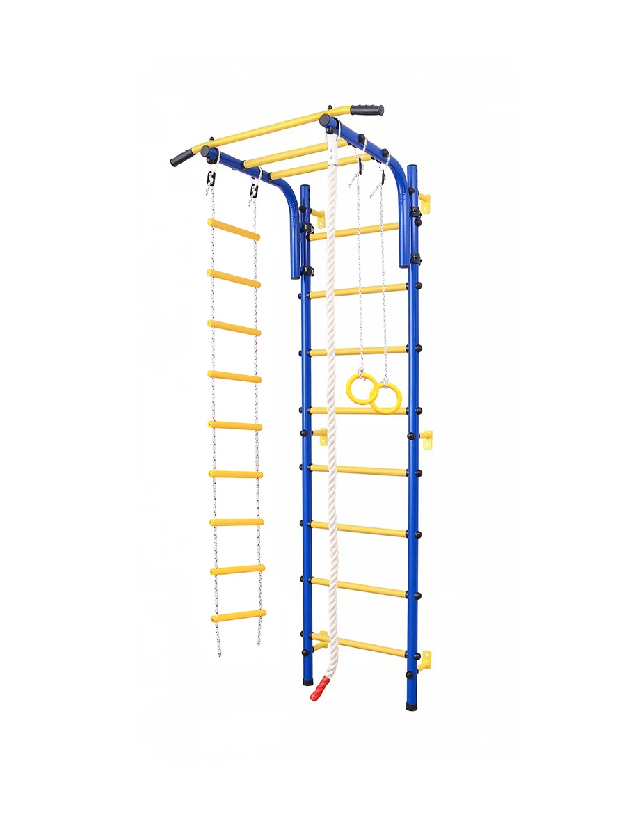 Спортивный комплекс для детей лестница шведская стенка Детский круглик 2.0 синий |