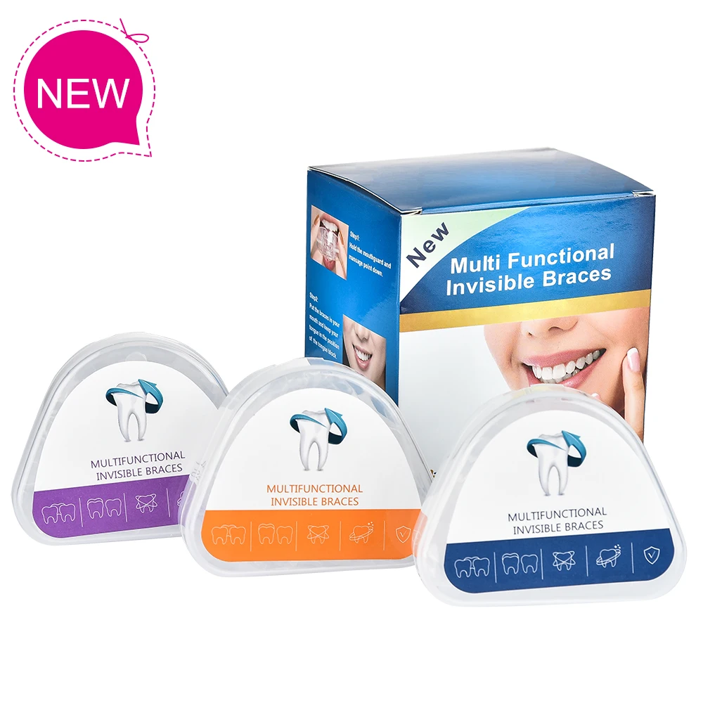 

Orthodontic Braces Dental Braces Smile Teeth Alignment Trainer Instanted Silicone Teeth Retainer Mouth Guard Braces Tooth Tray