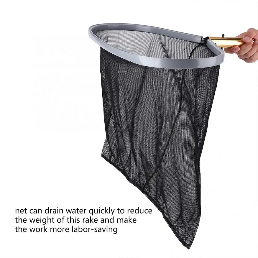 Портативный плавающий сверхмощный очиститель для бассейна Листьев тонкая сетка