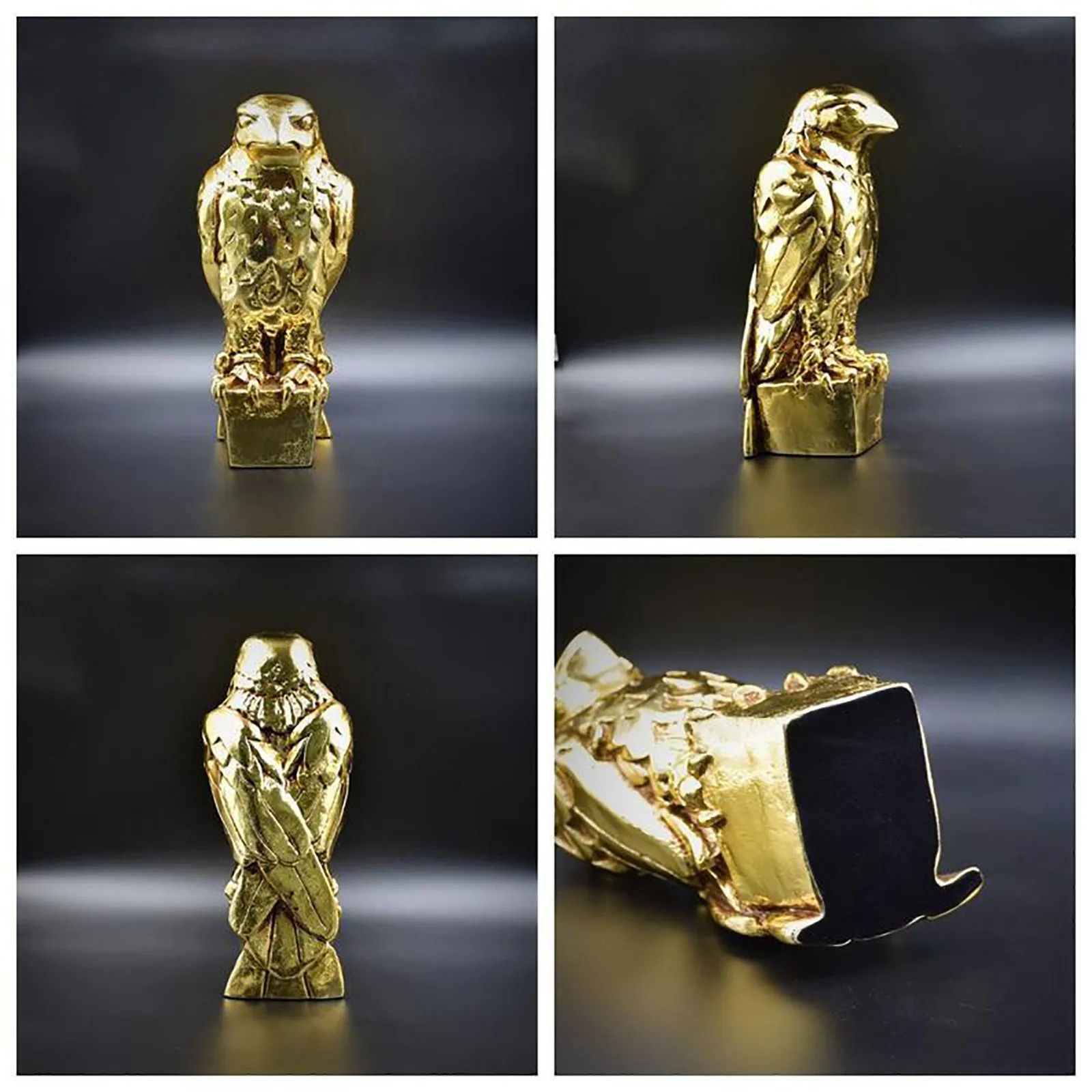 

Maltese Fal-con Statue Prop With Se-cret Compartment &new Gold Edition Eagle Sculpture Resin Animal Preferment Gift Home Decor