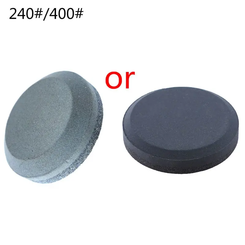 

240/400# Household Knife Whetstone Round Axe Sharpening Stone Hand Dual Grit Tool For Kitchen Accessories Tool