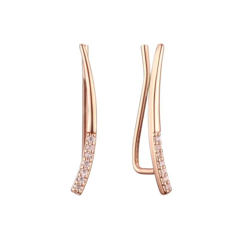 2021 корейские серьги чистым кубическим цирконием для женщин ювелирные изделия 585