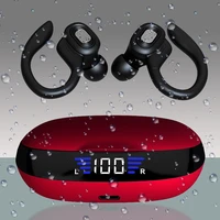 bluetooth wireless headphones tws led headphones 9d hifi sports earbuds waterproof bluetooth 5 0 headphone with microphone