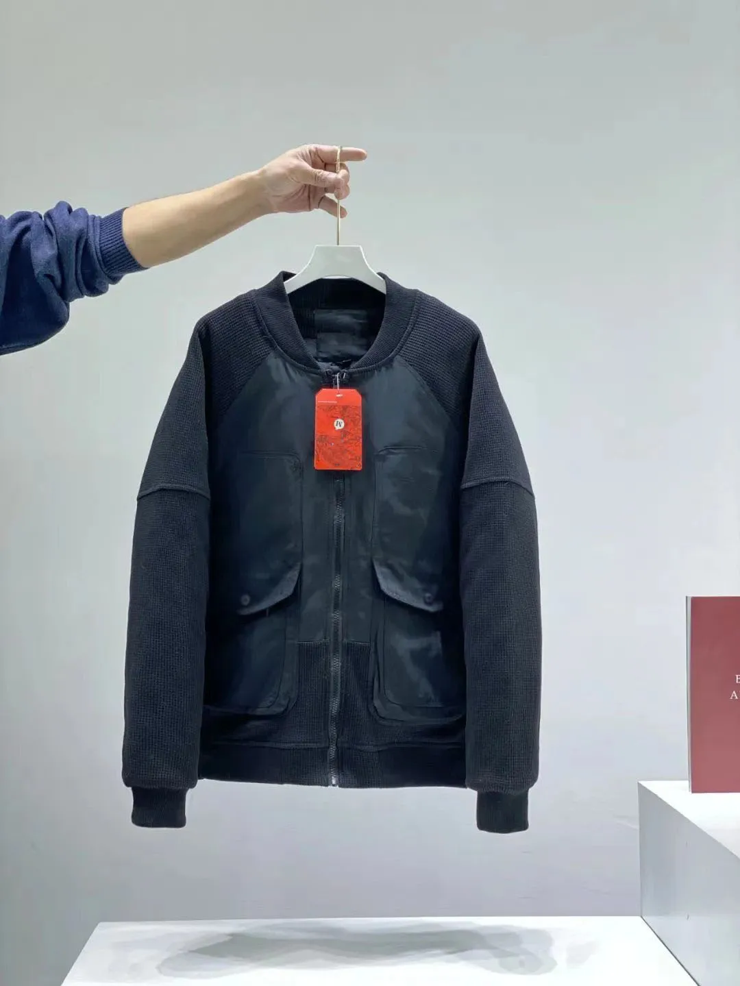 

Новинка Зима 2021, Мужская функциональная хлопковая стеганая куртка в стиле пэчворк с большими карманами, стильная теплая универсальная курт...