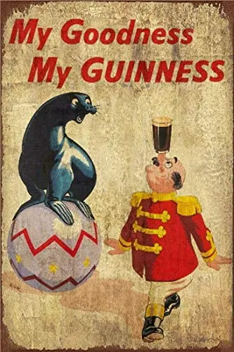 

Lplpol Metal Tin Sign My Guinness Poster Decor Bar Pub Home Vintage Retro 12" x 18"