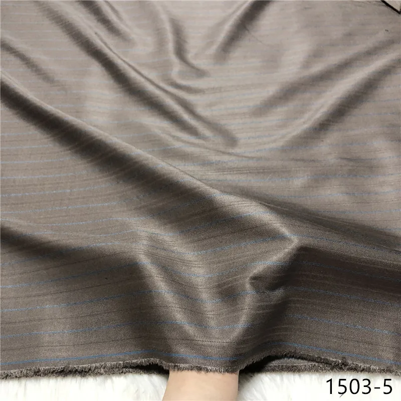 

2021 High Quality 5 Yards TR Cashmere Fabric For Men Sewing Shirt Factory Soft Cotton Garment Material Best Quality ATIKU 1503