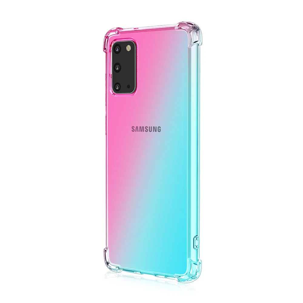 Противоударный чехол для Samsung Galaxy A51 A70 A71 A50 A40 A30 A20 A10 Цветной силиконовый S20 S7 S8 S9 S10