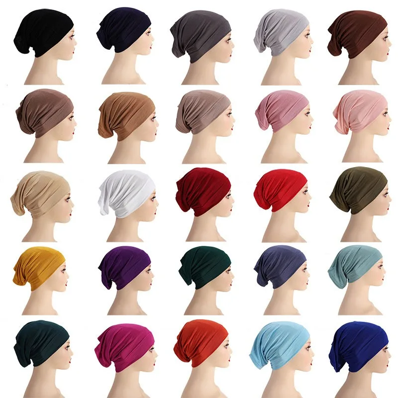 Мусульманский Внутренний головной убор для женщин хиджаб модал мусульманский