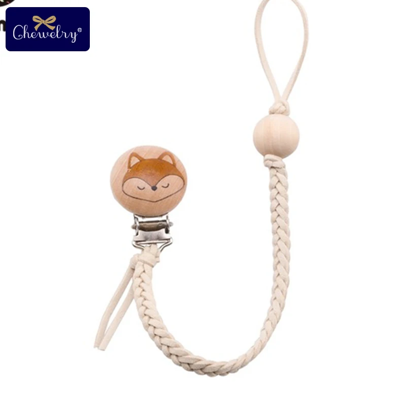 Vintage Crochet Pacifier Chain Cotton Rope Woven Chain Without Nipple Clips Toy For Children Teether Dummy Holder Let'S Make