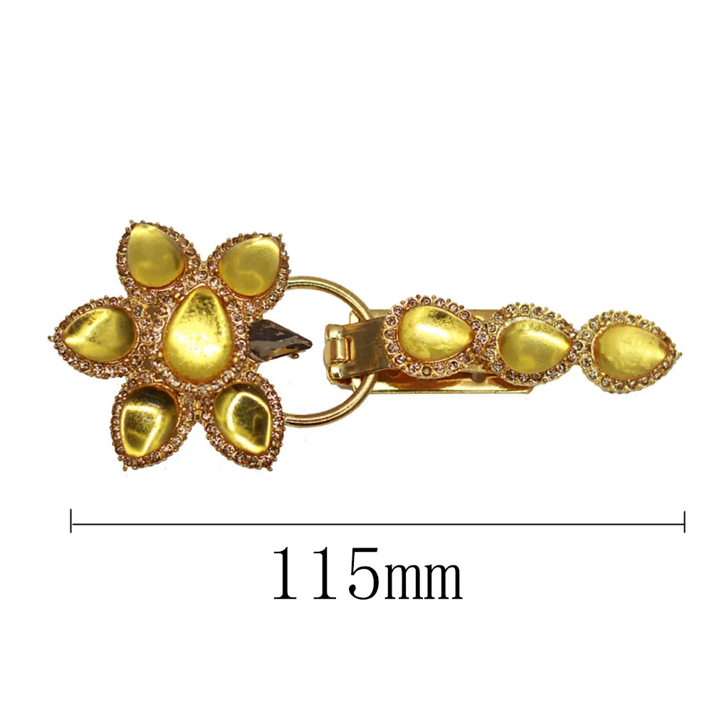 Хорошее качество 115 мм металлические стразы кнопка с свитер украшение пальто