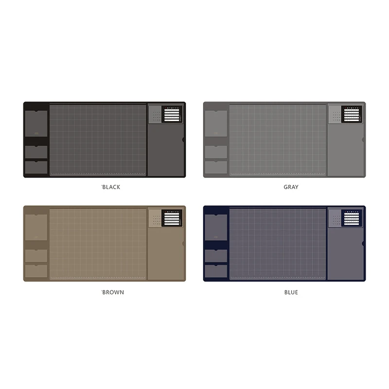 

Retro Multifunctional Oversized Pu Mouse Pad Student Writing Pad Business Desk Mat Laptop Cushion Desk Organizer with Calendar