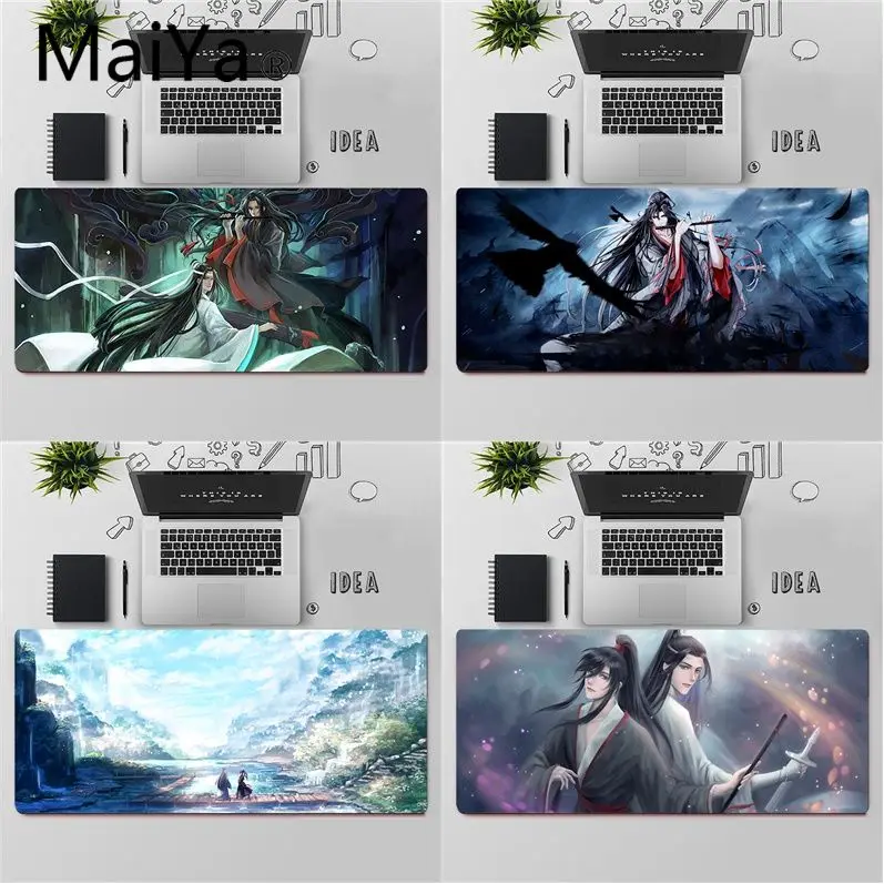 

Maiya Top Quality Mo Dao Zu Shi Keyboards Mat Rubber Gaming mousepad Desk Mat Free Shipping Large Mouse Pad Keyboards Mat