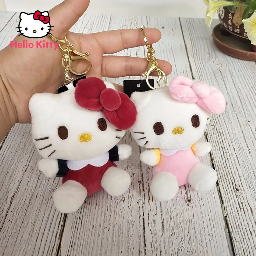 

Hello Kitty cute keychain plush small pendant bag decoration pendant couple gift giveaway