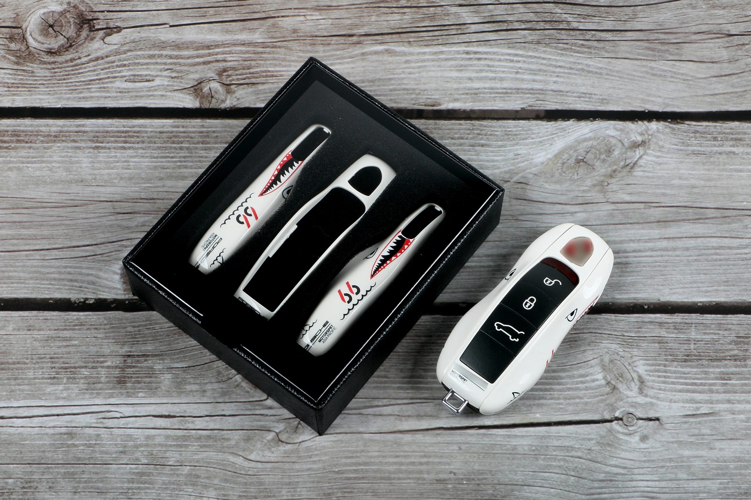 Чехол для автомобильного ключа 66 дюймов белый камуфляж умный ключ с