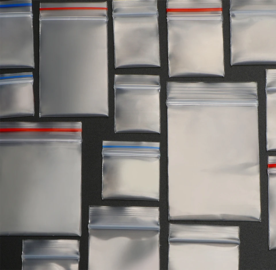 Небольшой Пластик Ziplock мешок с застежкой-молнией Ziplock таблетки мешки для упаковки Размеры мини замка застежка-молнии сумки для самостоятельной Печати